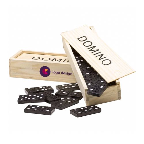 Wooden domino game - Image 1